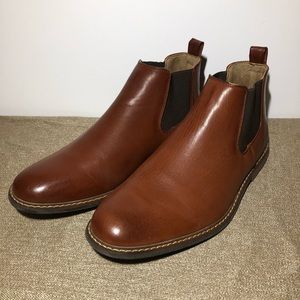 Mens Deer Stags Chelsea Boots size 11 tan